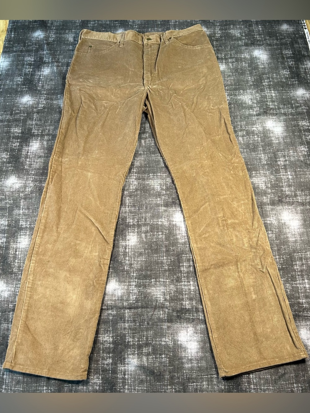 VTG 80s Lee Corduroy Pants Mens 36x32 Brown Straight Regular Fit(UGWA)Made in US